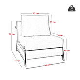 مبل تختخوابشو یک نفره مدل تیام main 1 5