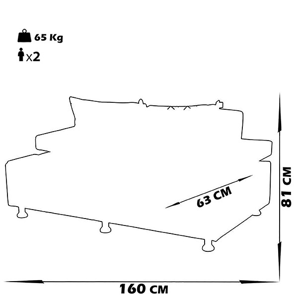 مبـل تختخـوابـشـو دو نفـره مدل هـارمـونـیـا main 1 6