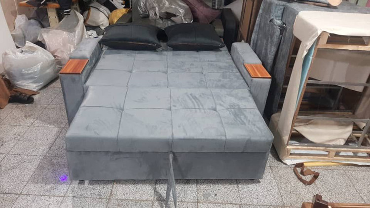 مبل تختخوابشو گرند مدل دسته کنسولی